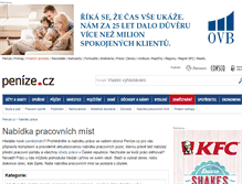 Tablet Screenshot of nabidka-prace.penize.cz