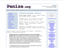 Tablet Screenshot of penize.org