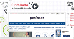 Desktop Screenshot of penize.cz
