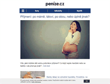 Tablet Screenshot of penize.cz